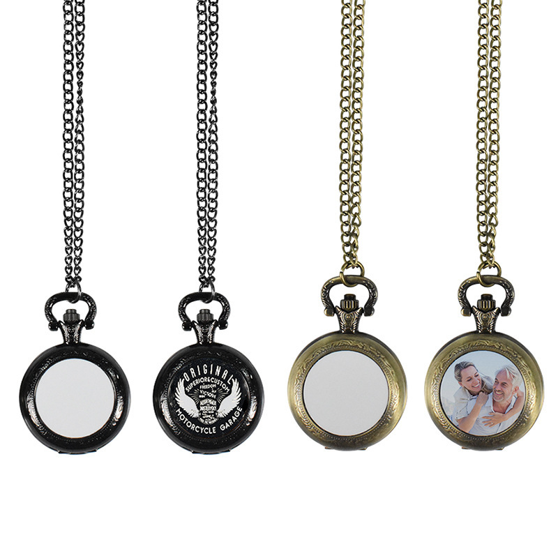 Vintage Fashion Outfit - Collier pendentif montre de poche vintage