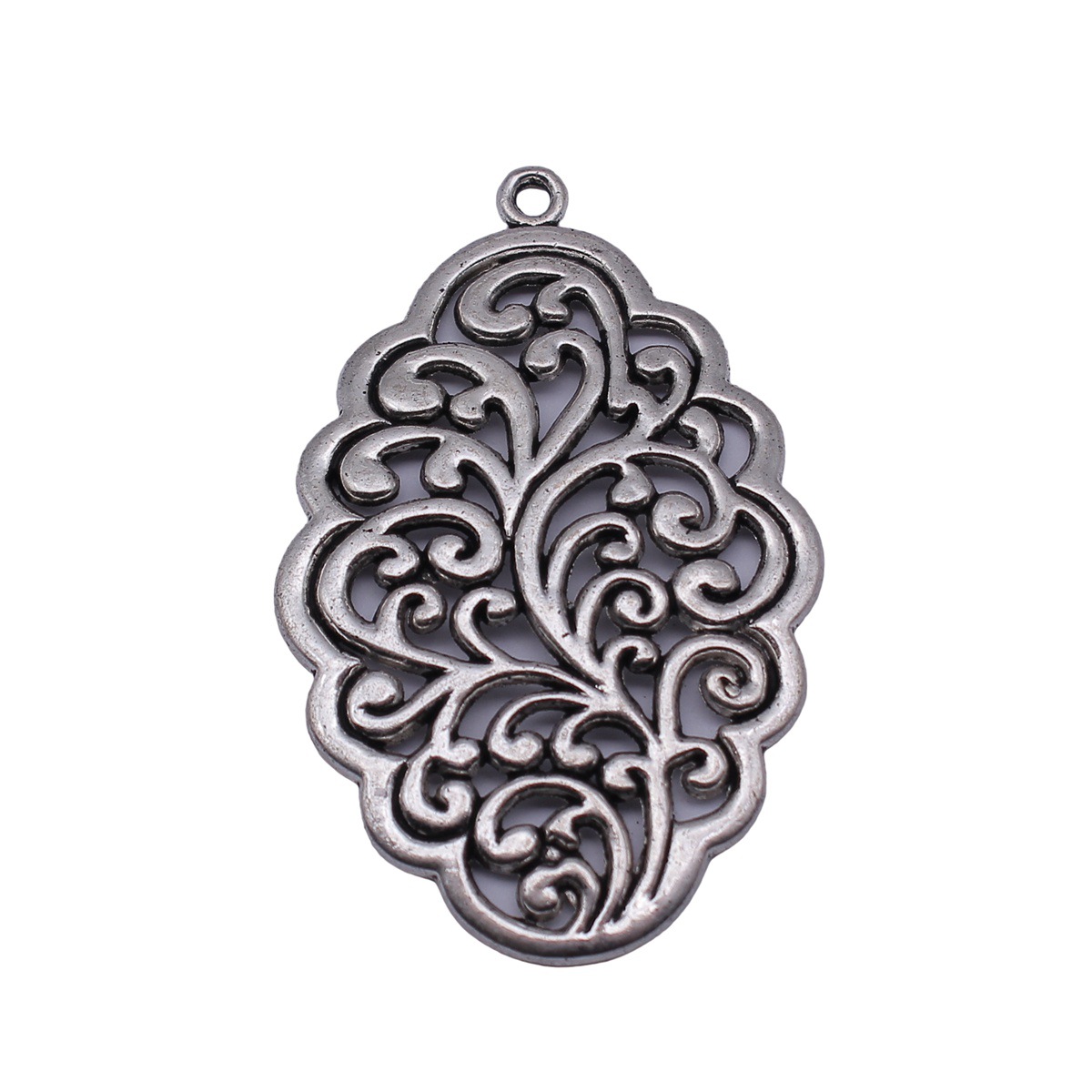 Vintage Fashion Outfit - Pendentif Mandala ethnique bohème, breloques fleur