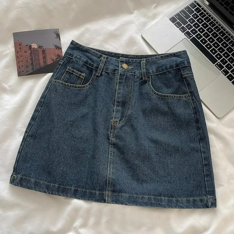 Usa Vintage Fashion - Ensemble jupe en jean Y2K :