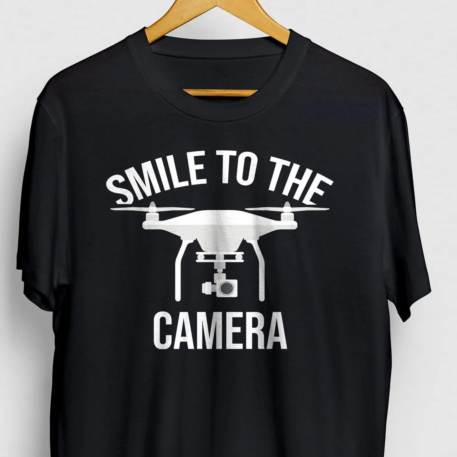 Vintage Fashion Photography - T-shirt Smile To The Camera Drone