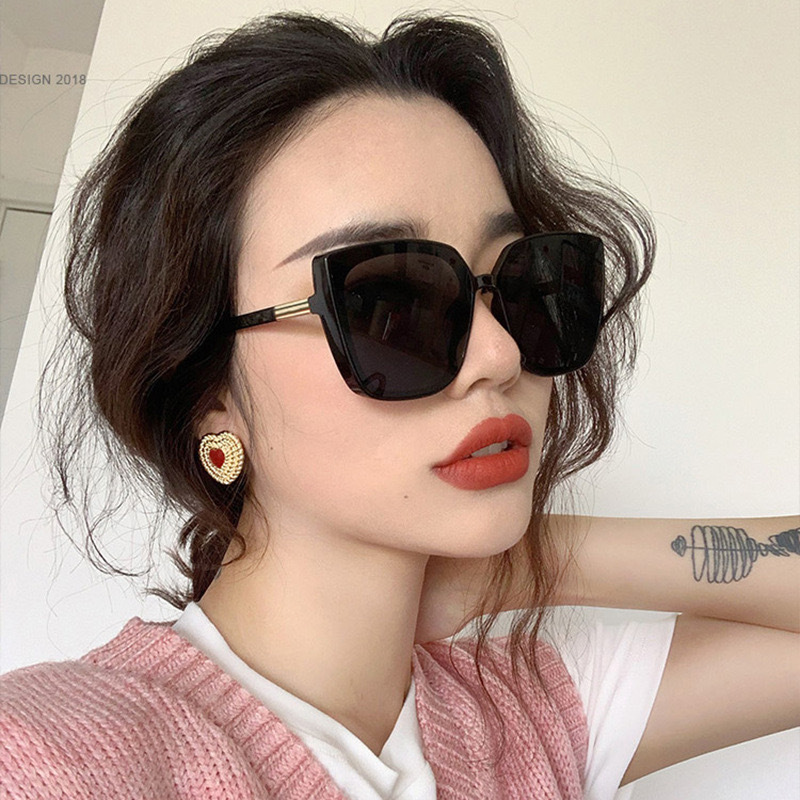 Vintage Fashion Tiktok - Lunettes de soleil carrées vintage papillon