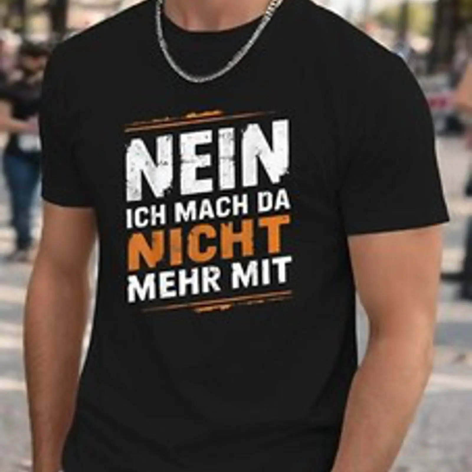 Vintage Fashion Herren - T-shirt pour homme « Non, je