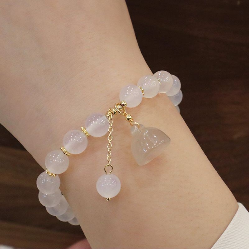 Bracelet en agate blanche avec - Vintage Fashion Tiktok avis et prix
