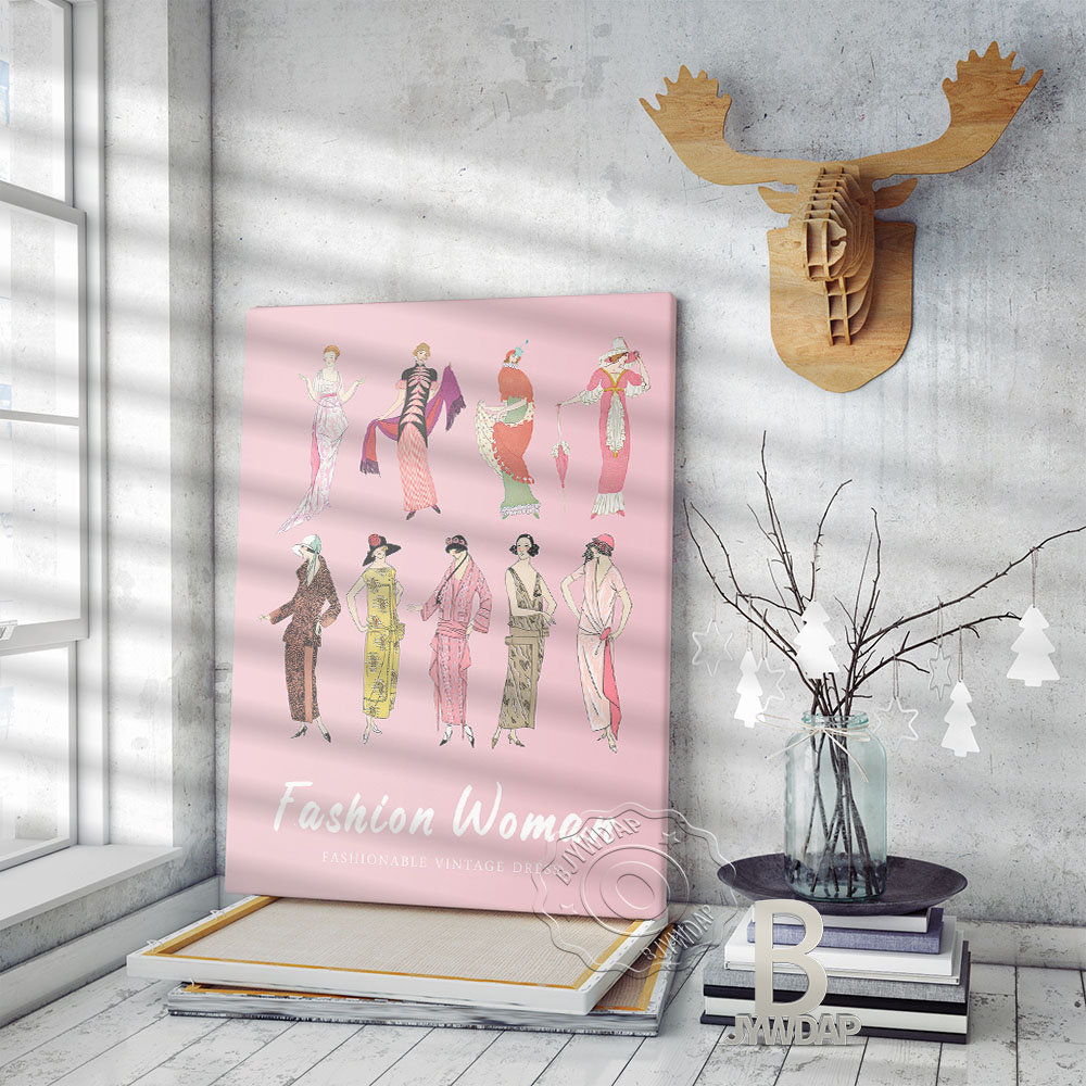 Peinture sur toile d'expositio - Vintage Fashion Exhibition avis et prix