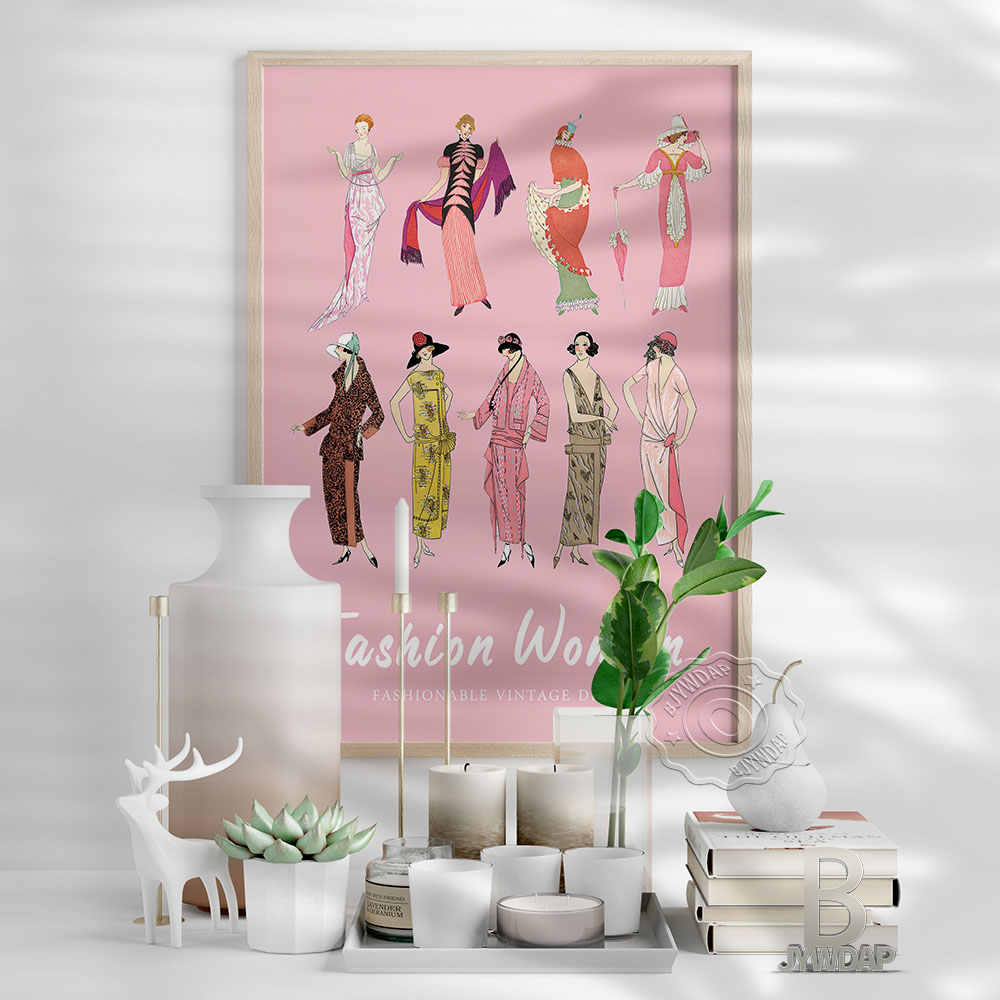 Peinture sur toile d'expositio - Vintage Fashion Exhibition avis et prix