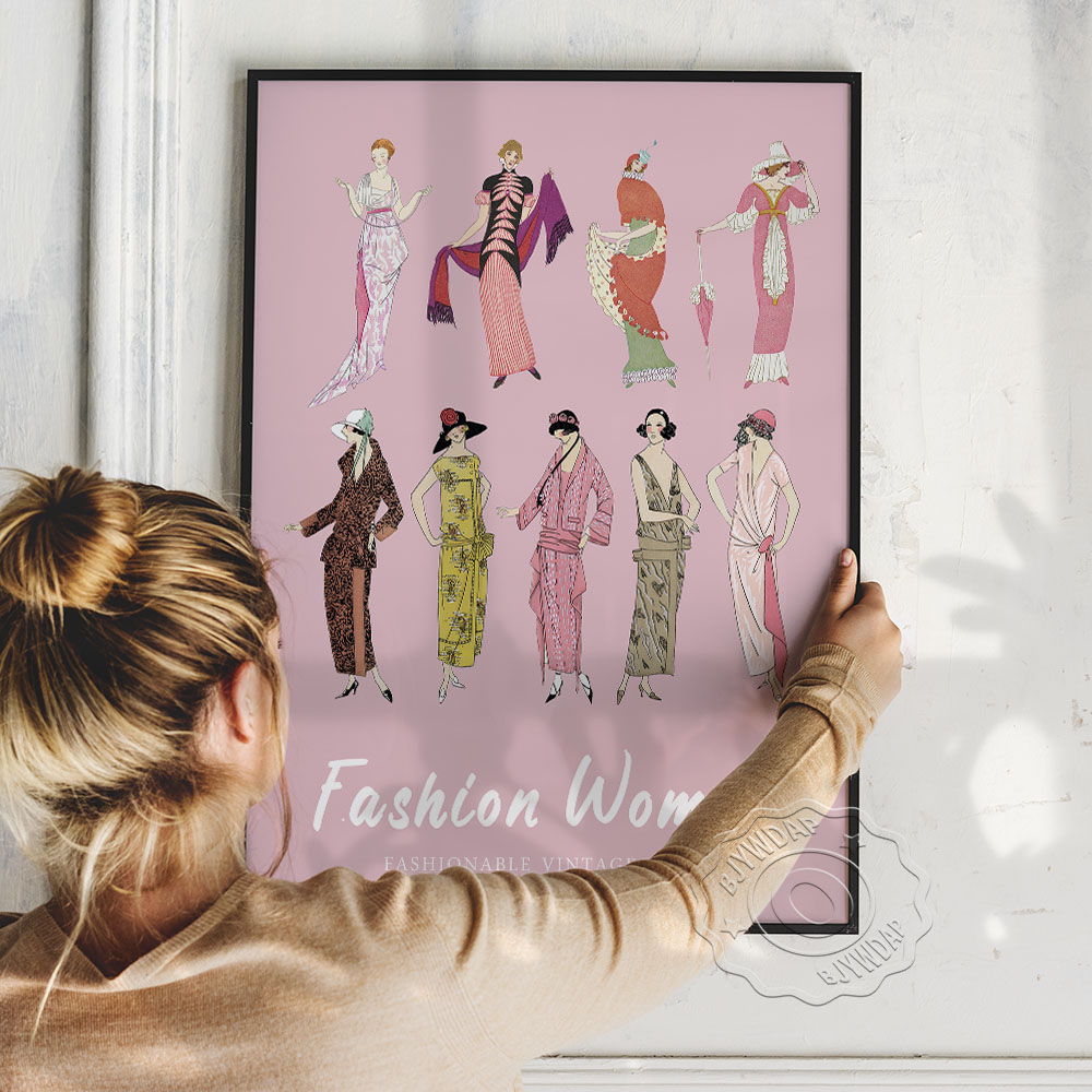 Peinture sur toile d'expositio - Vintage Fashion Exhibition avis et prix