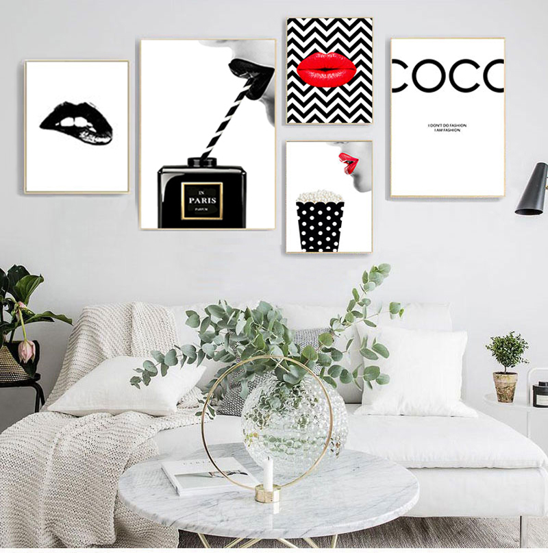 Peinture sur toile vintage pou - Vintage Fashion Prints For Wall avis et prix