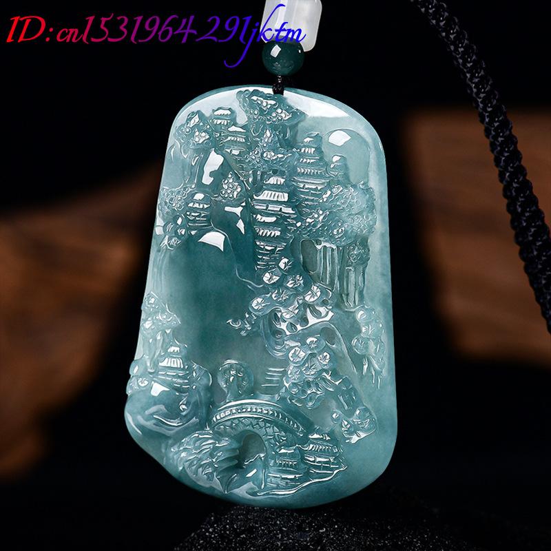 Collier pendentif paysage en j - Usa Vintage Fashion avis et prix