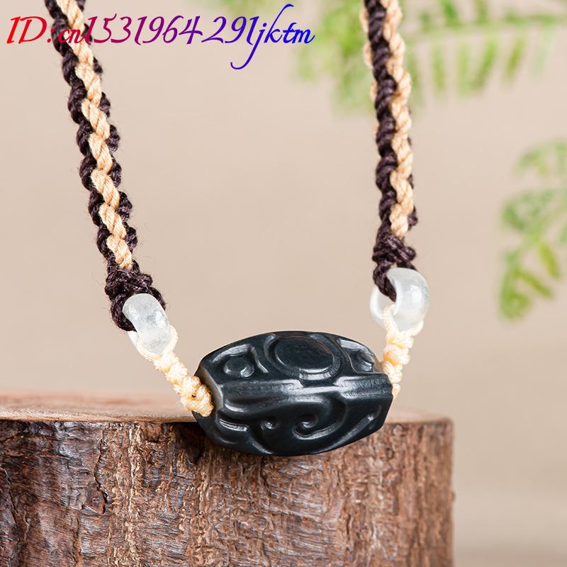 Collier pendentif en jade Heti - Usa Vintage Fashion avis et prix