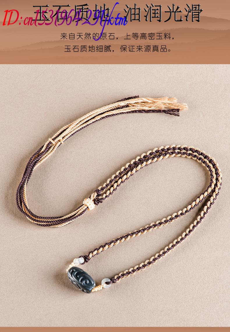 Collier pendentif en jade Heti - Usa Vintage Fashion avis et prix