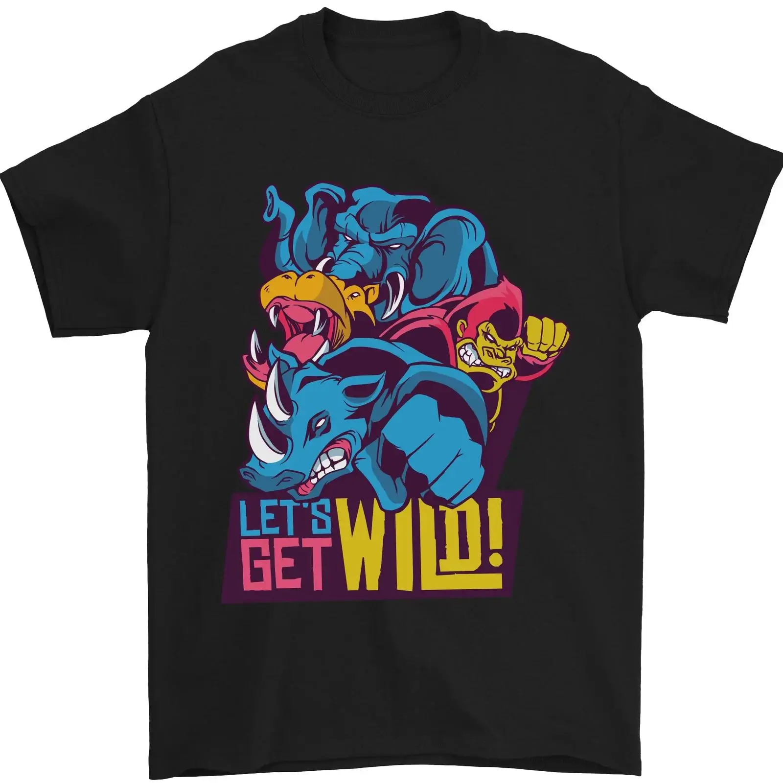 T-shirt homme Lets Get Wild Rh - Vintage Fashion Herren avis et prix