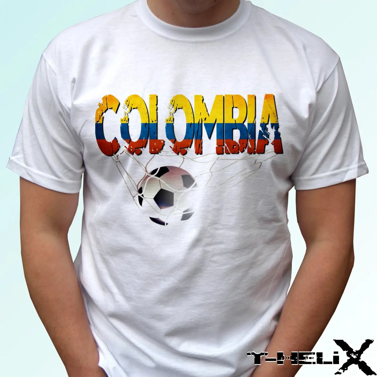 T-shirt blanc avec drapeau de  - Vintage Fashion Herren avis et prix