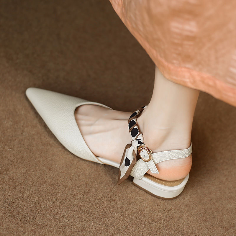 Sandales d'été pointues frança - Vintage Fashion Style Female avis et prix