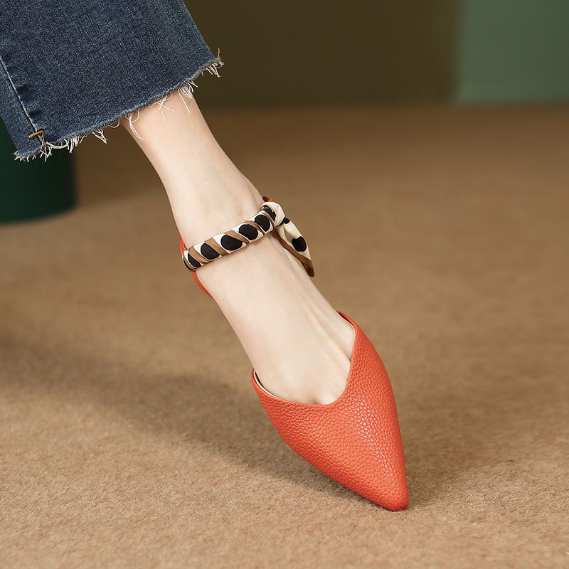 Sandales d'été pointues frança - Vintage Fashion Style Female avis et prix