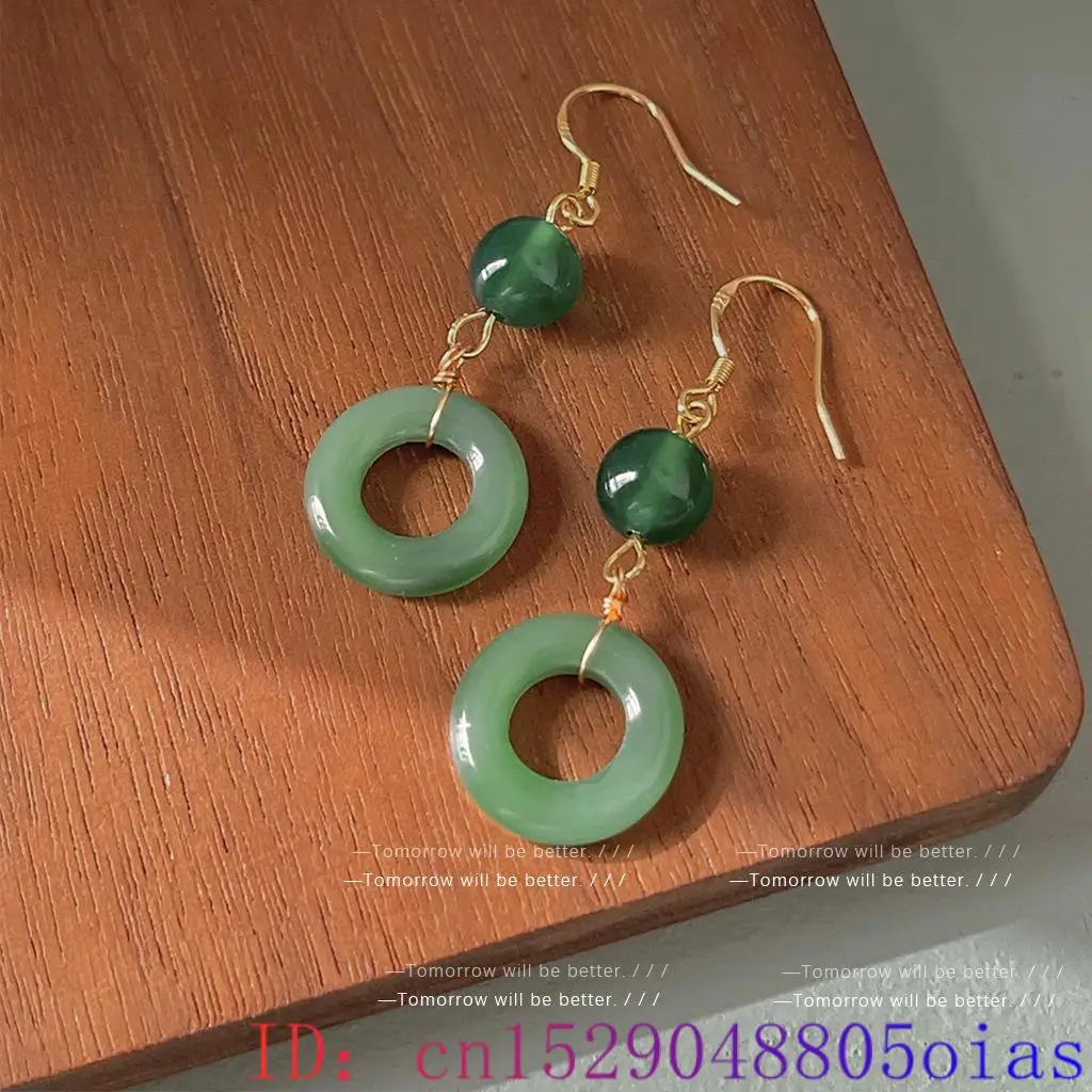 Boucles d'oreilles en Jade vér - Vintage Fashion Outfit avis et prix
