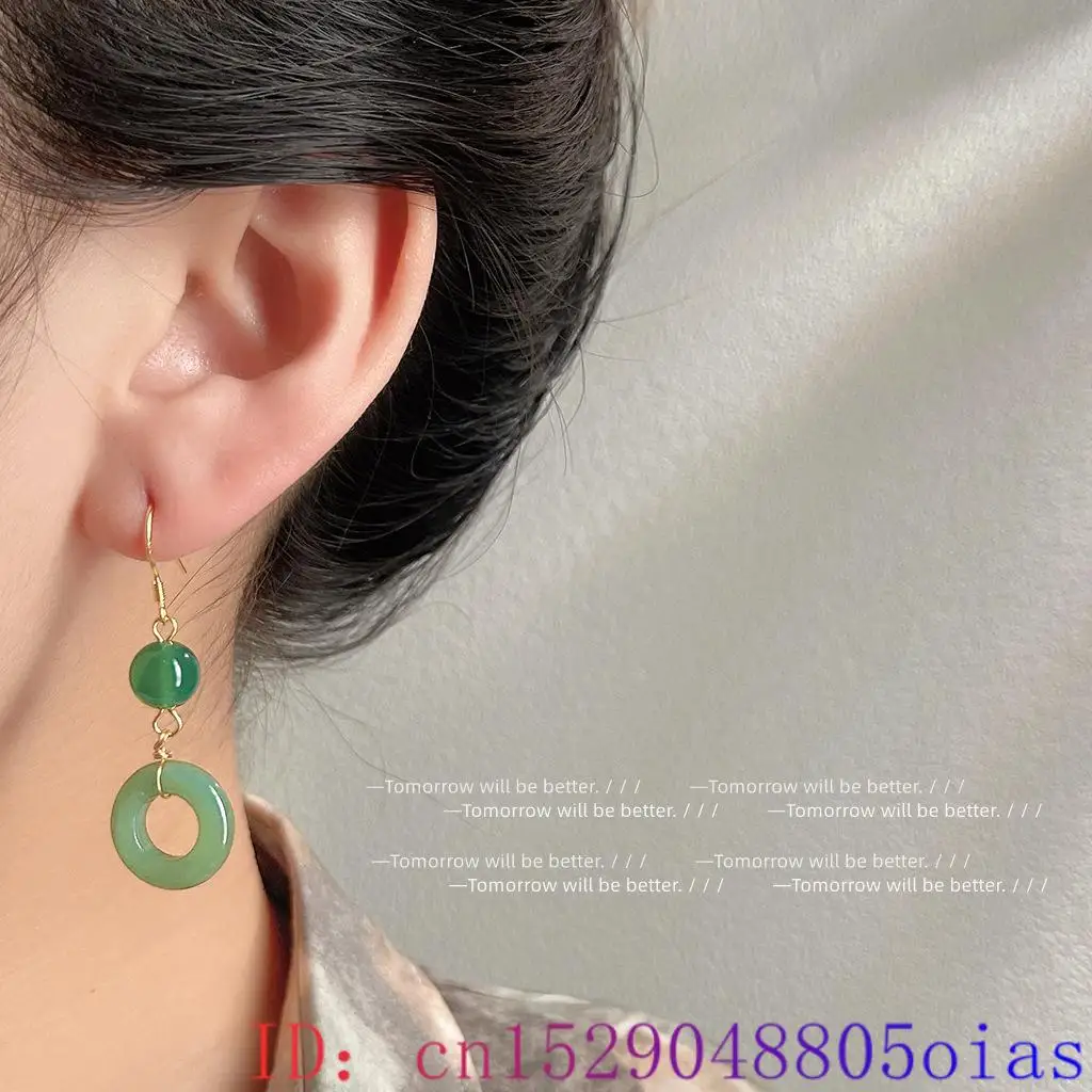 Boucles d'oreilles en Jade vér - Vintage Fashion Outfit avis et prix