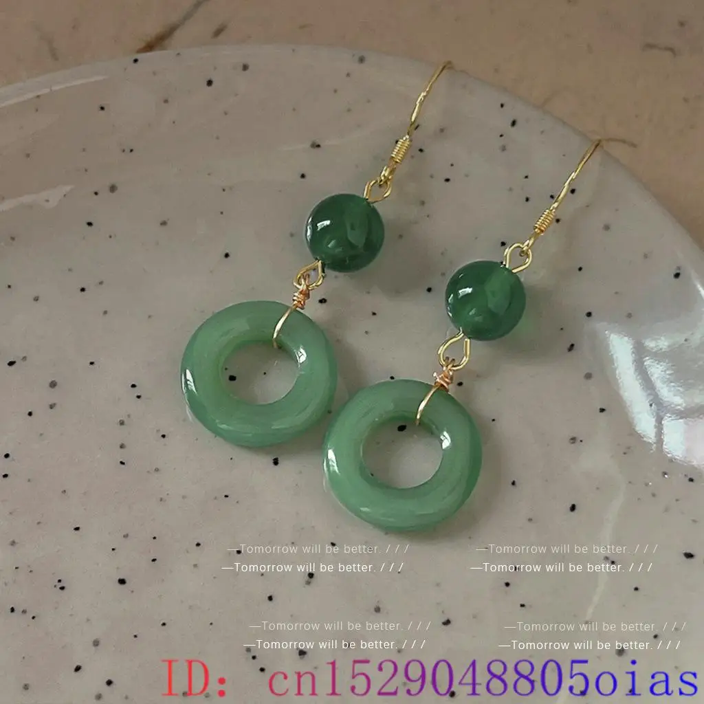 Boucles d'oreilles en Jade vér - Vintage Fashion Outfit avis et prix