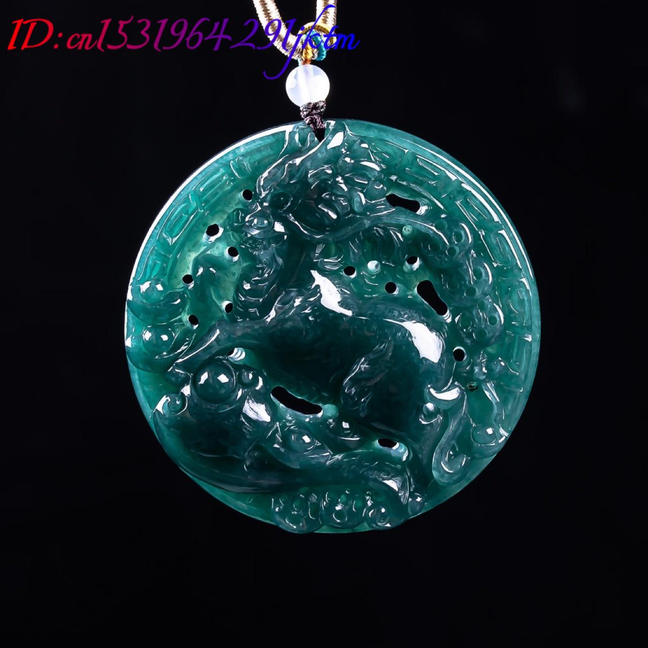 Pendentif Dragon en Jadeite Bi - Usa Vintage Fashion avis et prix
