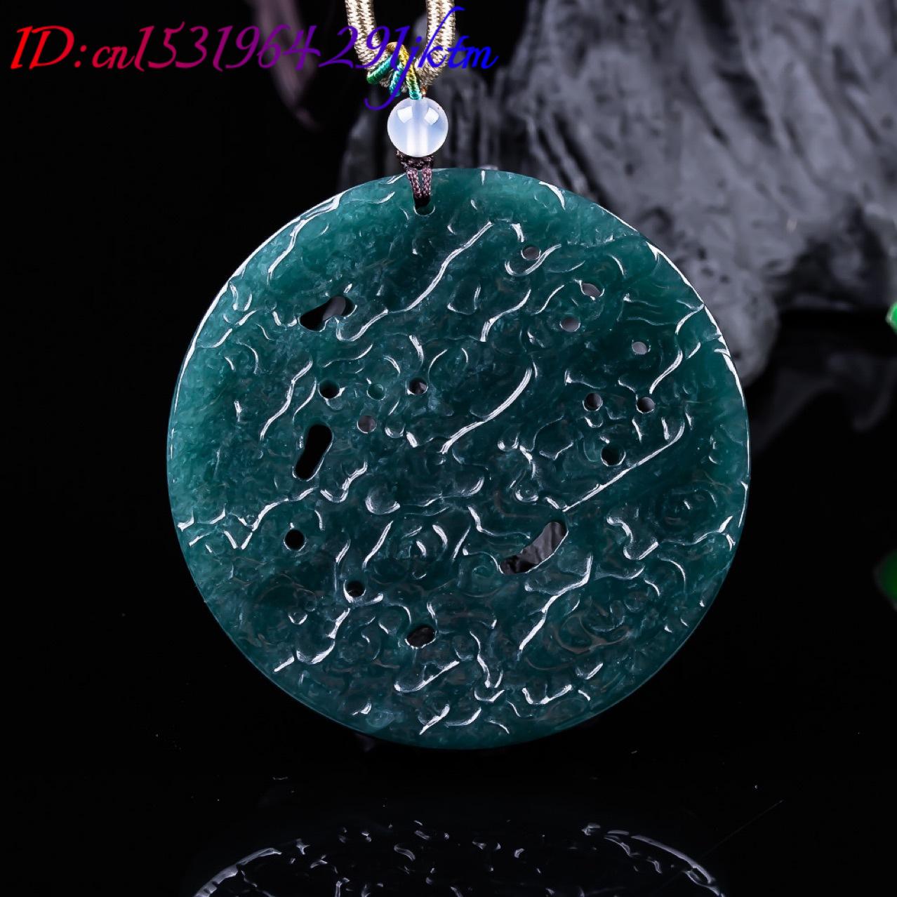 Pendentif Dragon en Jadeite Bi - Usa Vintage Fashion avis et prix