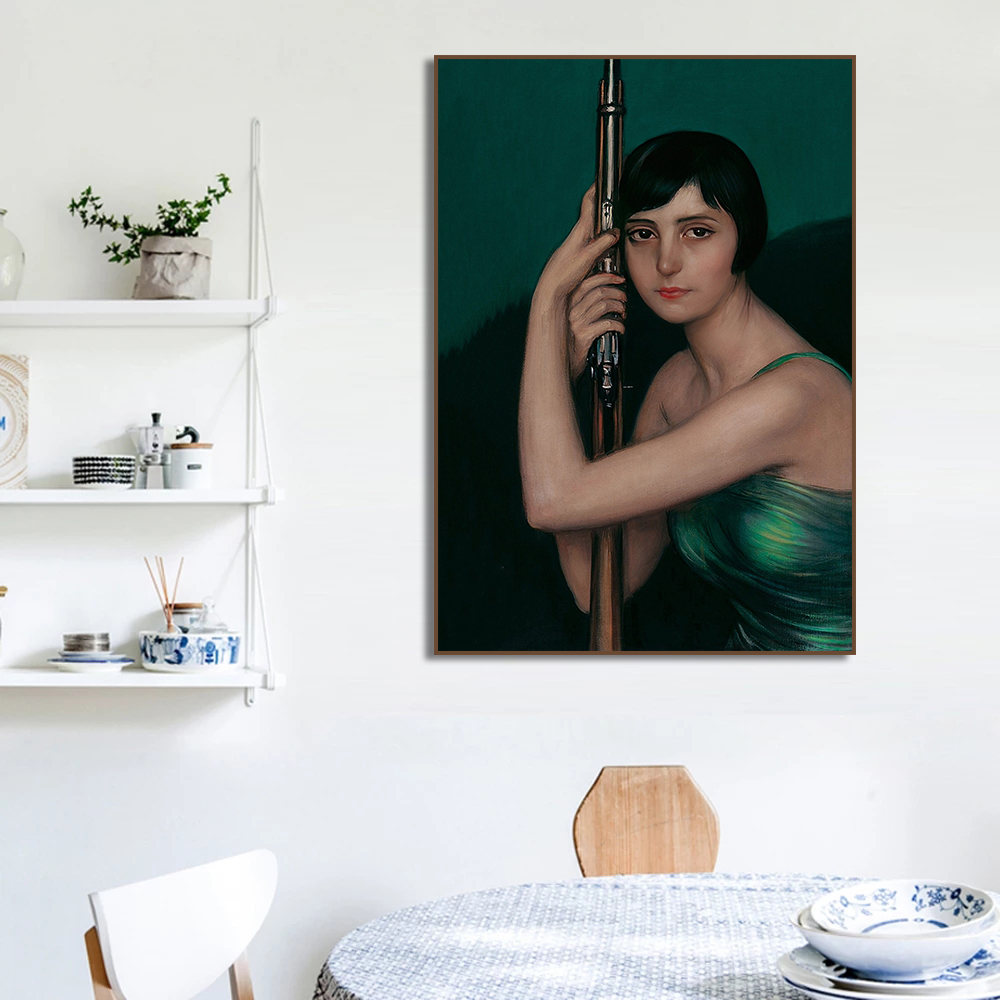 Affiche de portrait de femme d - Vintage Fashion Prints For Wall avis et prix
