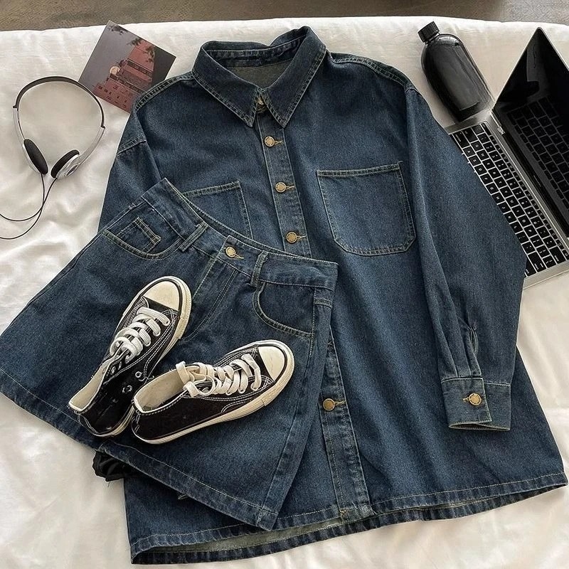 Ensemble jupe en jean Y2K : ve - Usa Vintage Fashion avis et prix