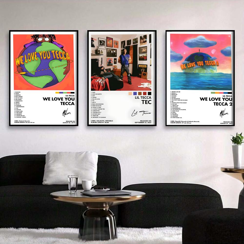 L-lil Tecca ABLUM – Affiche es - Vintage Fashion Prints For Wall avis et prix