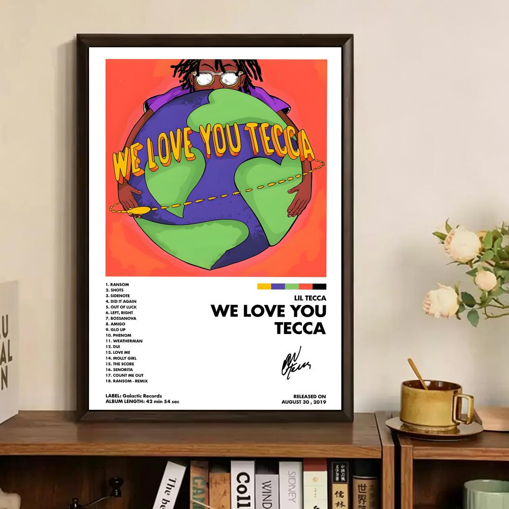 L-lil Tecca ABLUM – Affiche es - Vintage Fashion Prints For Wall avis et prix