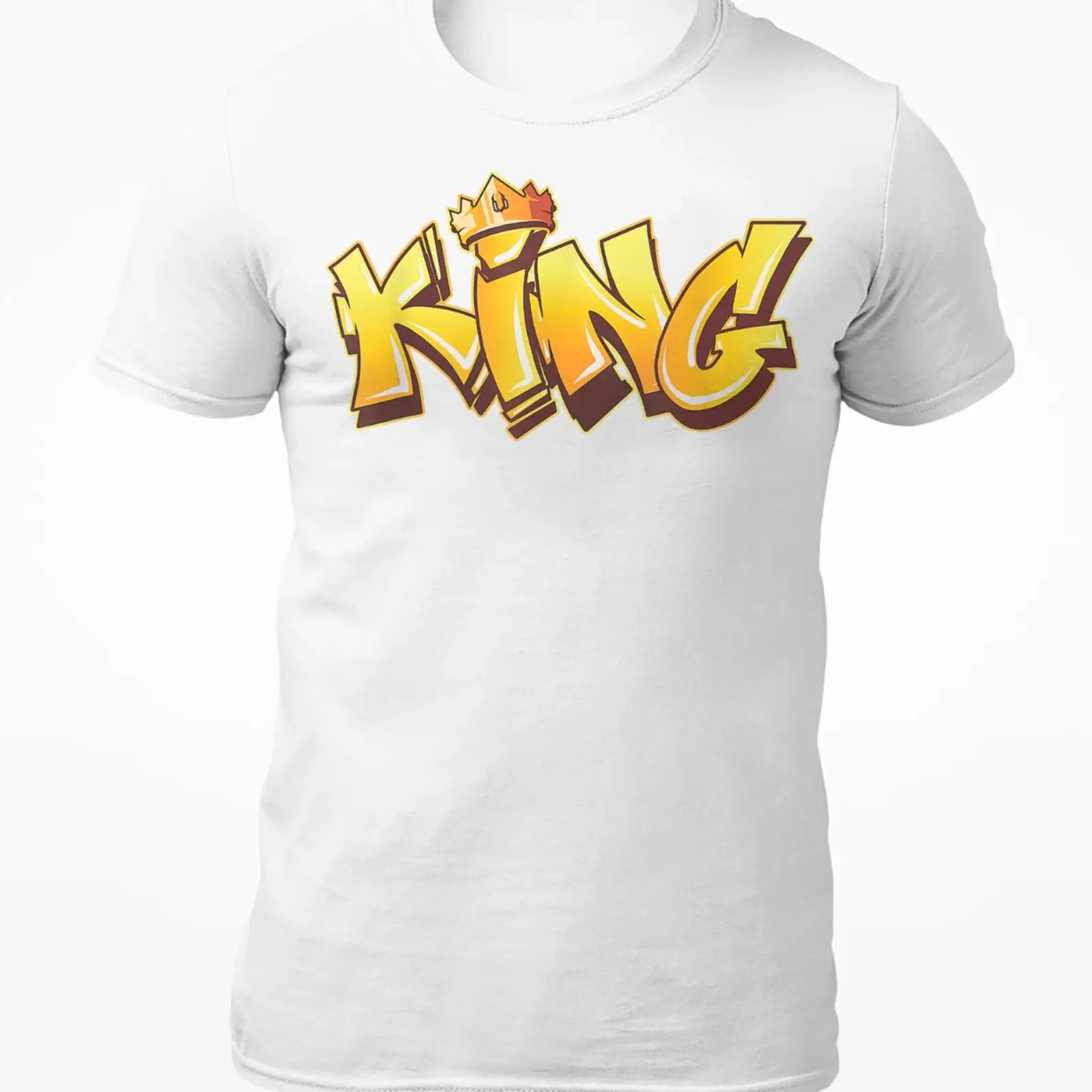 T-shirt unisexe King Graffiti  - Vintage Fashion Herren avis et prix