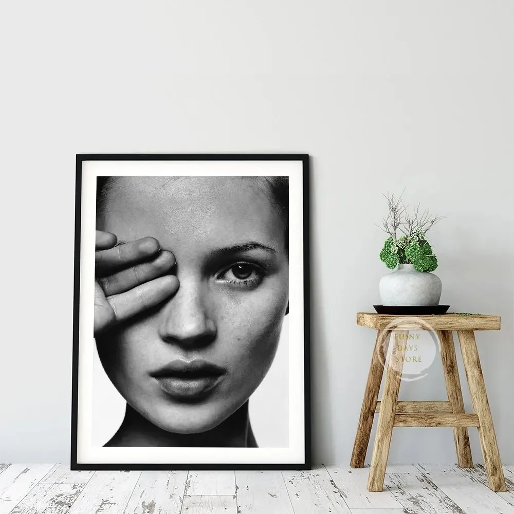 Affiche de supermodel Kate Mos - Vintage Fashion Prints For Wall avis et prix