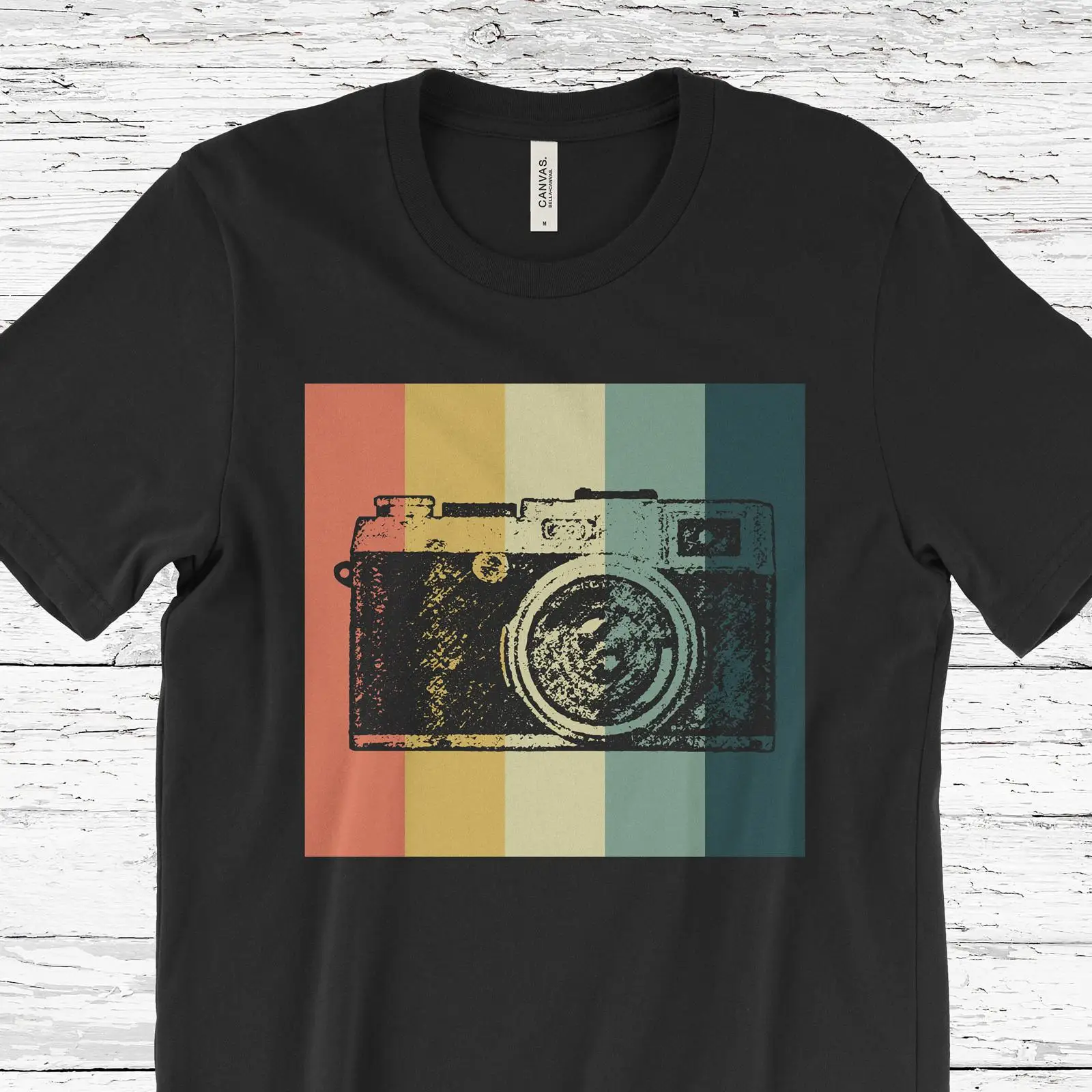 T-shirt vintage rayé pour phot - Vintage Fashion Photographers avis et prix