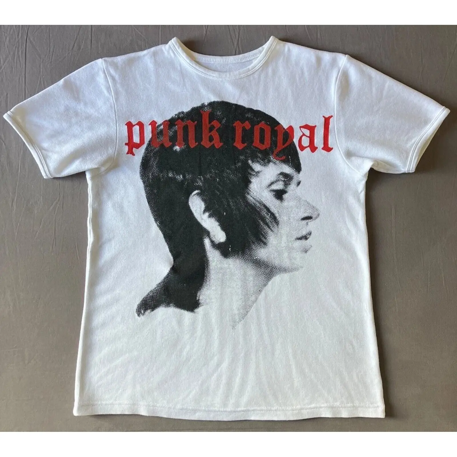 T-shirt homme blanc imprimé Pu - Vintage Fashion Berlin avis et prix