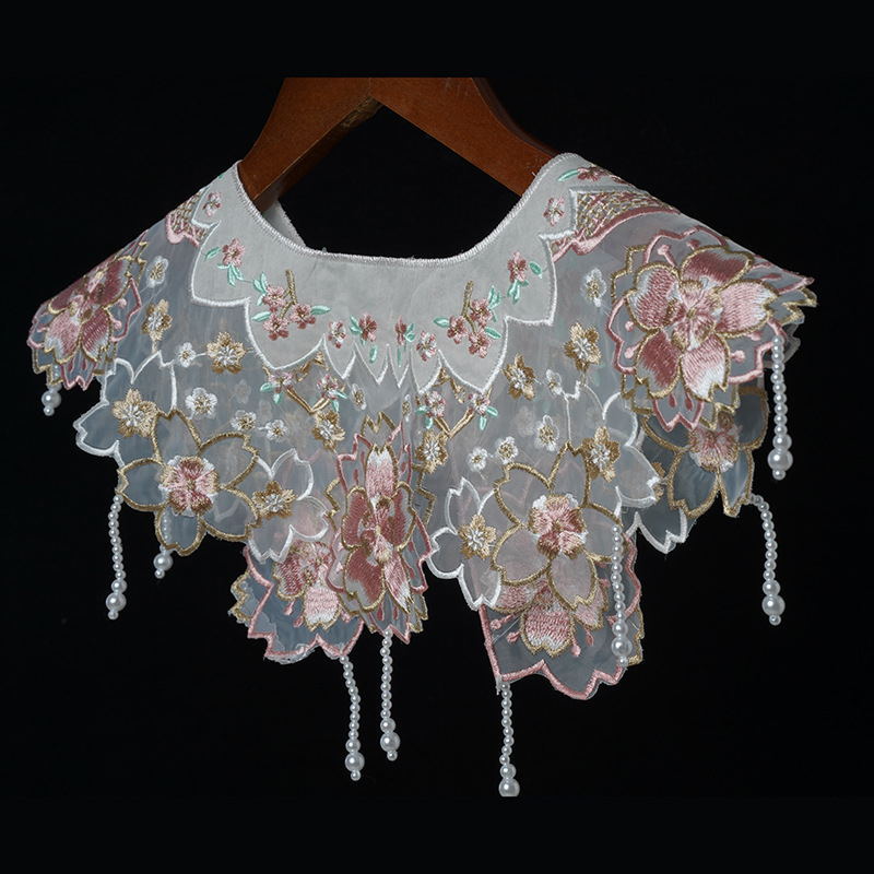 Faux col en maille brodée pour - Vintage Fashion Photographers avis et prix