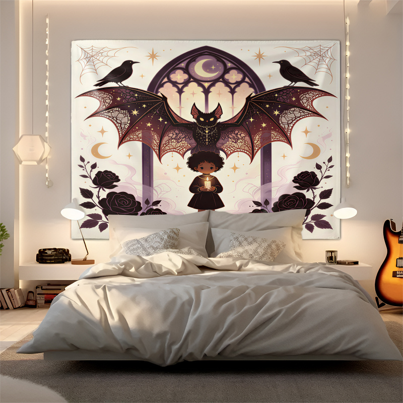Tapisserie imprimée pingouin m - Vintage Fashion Prints For Wall avis et prix
