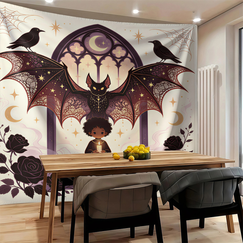 Tapisserie imprimée pingouin m - Vintage Fashion Prints For Wall avis et prix