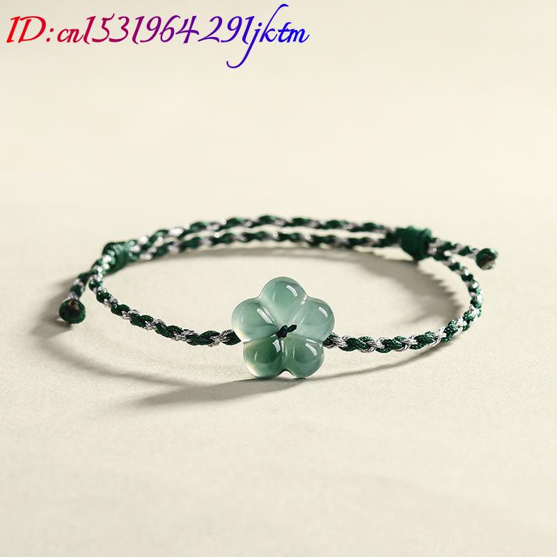 Bracelet à fleurs en jadéite b - Usa Vintage Fashion avis et prix