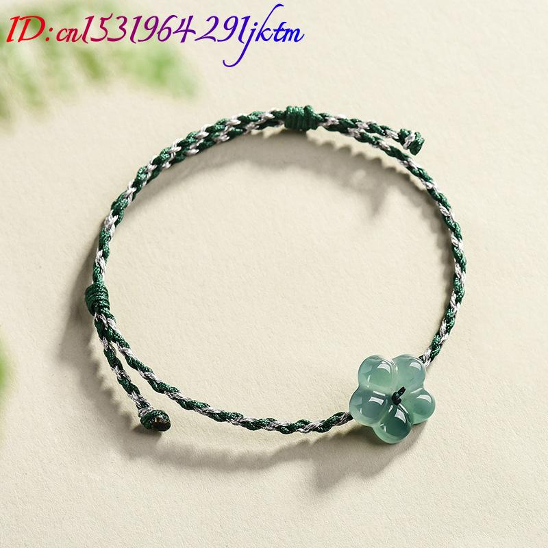 Bracelet à fleurs en jadéite b - Usa Vintage Fashion avis et prix