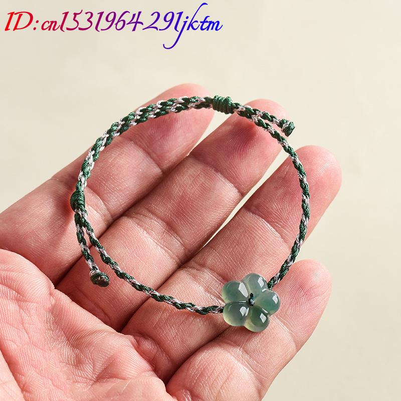 Bracelet à fleurs en jadéite b - Usa Vintage Fashion avis et prix