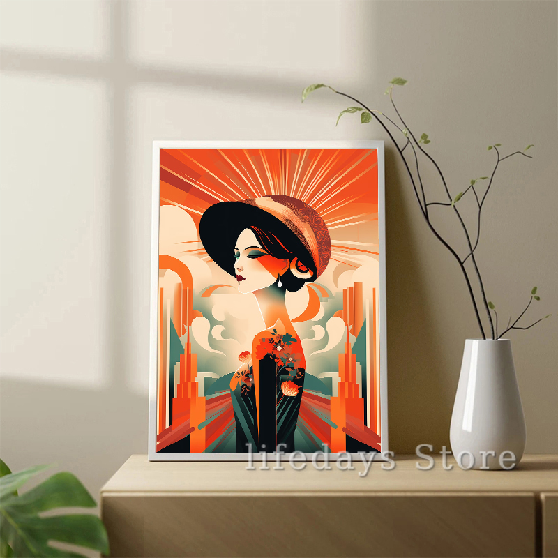 Affiche de Portrait Vintage Ar - Vintage Fashion Prints For Wall avis et prix