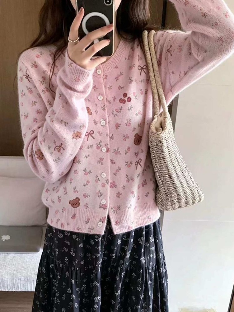 Cardigan en tricot Ezgaga pour - Vintage Fashion Style Female avis et prix