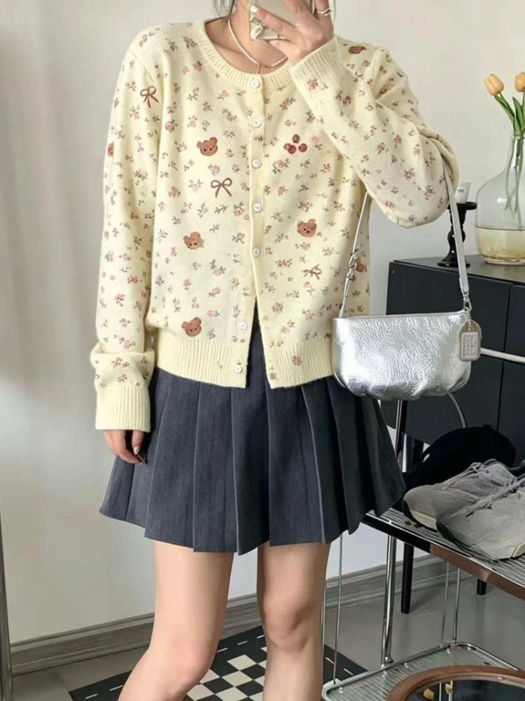 Cardigan en tricot Ezgaga pour - Vintage Fashion Style Female avis et prix