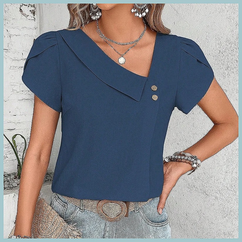 Chemisier uni vintage été 2024 - Usa Vintage Fashion avis et prix